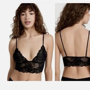 Free People FP Everyday Lace Longline Bralette